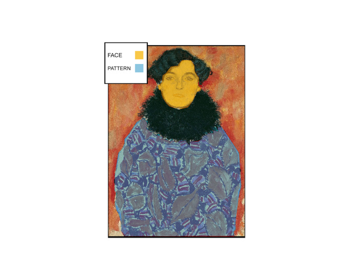 Absorbing the gaze, scattering looks: Klimt's distinctive style and its two-fold effect on the eye of the beholder.