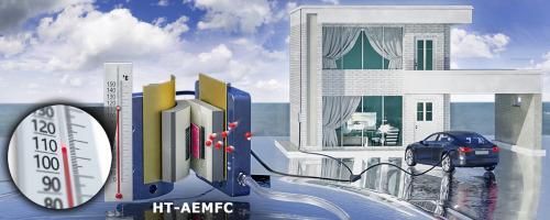 A high-temperature anion-exchange membrane fuel cell