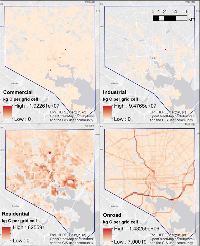 Informing urban climate planning with high resolution data: the Hestia fossil fuel CO2 emissions for Baltimore, Maryland