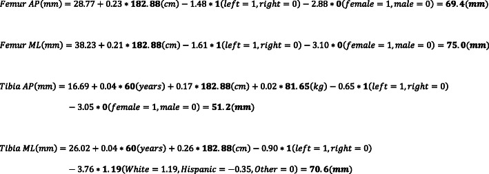 Demographic data is more predictive of component size than digital radiographic templating in total knee arthroplasty.