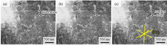 Novel −75°C SEM cooling stage: application for martensitic transformation in steel