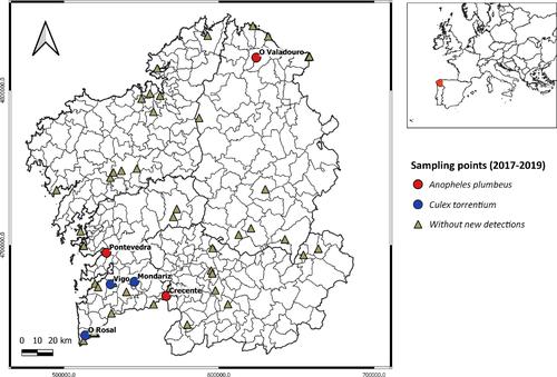 First records of Anopheles (Anopheles) plumbeus Stephens, 1828 and Culex (Culex) torrentium Martini, 1925 (Diptera: Culicidae) in Galicia (NW Spain)