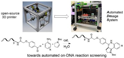 Design of an Automated Reagent-Dispensing System for Reaction Screening and Validation with DNA-Tagged Substrates