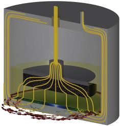 Numerical simulation of mass transfer enhancement in liquid metal batteries by means of electro-vortex flow