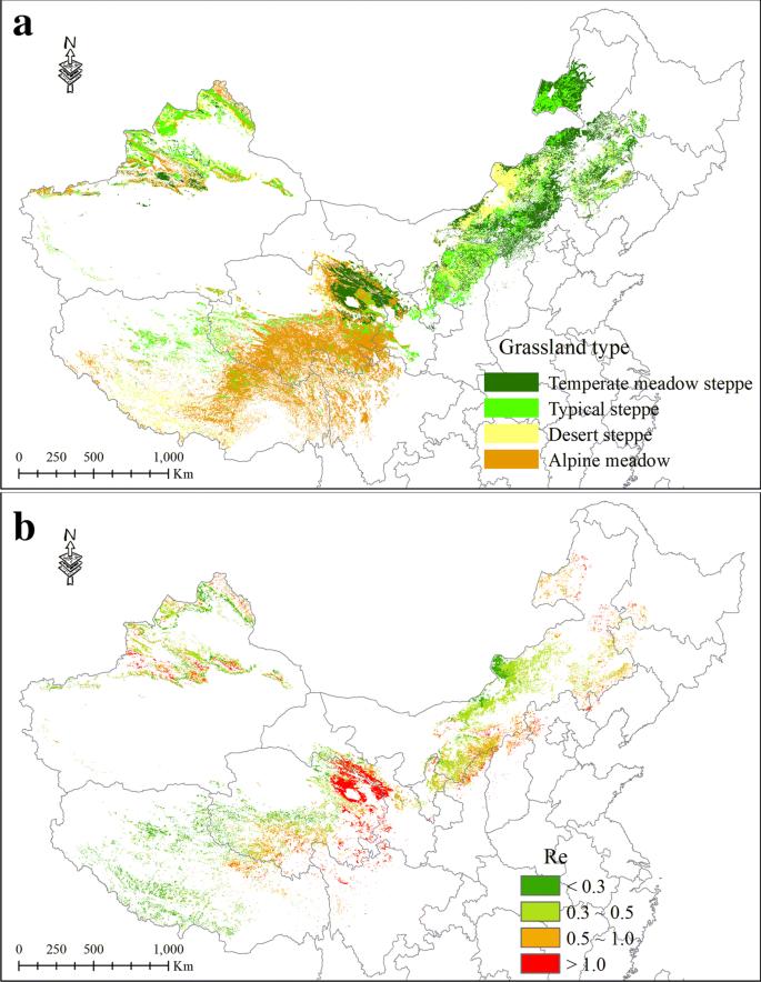 Remotely monitoring ecosystem respiration from various grasslands along a large-scale east–west transect across northern China