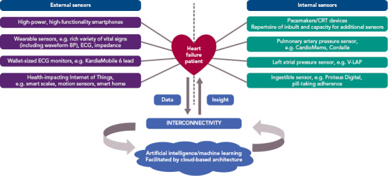 Artificial Intelligence, Data Sensors and Interconnectivity: Future Opportunities for Heart Failure.