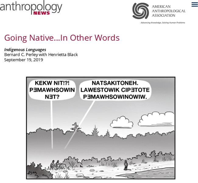 Going Native…In Other Words