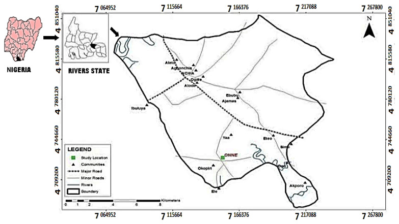 Bioaccumulation and health risk assessment of heavy metals in Musa paradisiaca, Zea mays, Cucumeropsis manii and Manihot esculenta cultivated in Onne, Rivers State, Nigeria.