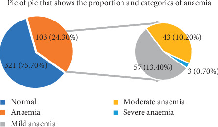 Proportion of Immediate Postpartum Anaemia and Associated Factors among Postnatal Mothers in Northwest Ethiopia: A Cross-Sectional Study.