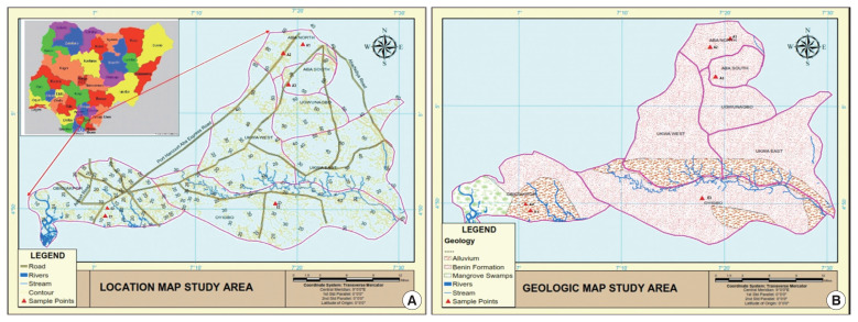 Assessment of the geo-environmental effects of activities of auto-mechanic workships at Alaoji Aba and Elekahia Port Harcourt, Niger Delta, Nigeria.