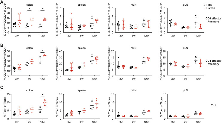 Acute neonatal Listeria monocytogenes infection causes long-term, organ-specific changes in immune cell subset composition.