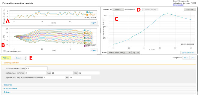 PPDiffuse: A Quantitative Prediction Tool for Diffusion of Charged Polymers in a Nanopore.