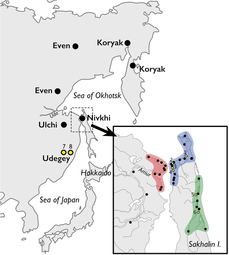 Genetic legacy of cultures indigenous to the Northeast Asian coast in mitochondrial genomes of nearly extinct maritime tribes.