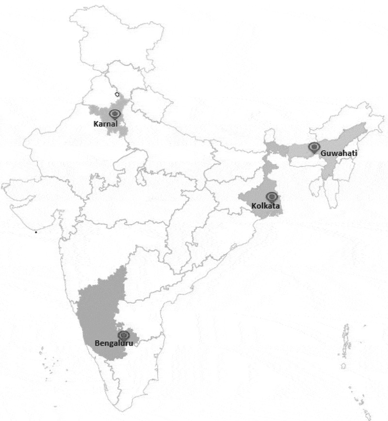 A qualitative study on antibiotic use and animal health management in smallholder dairy farms of four regions of India.
