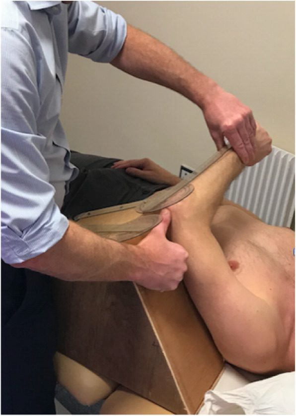 Posterior shoulder tightness; an intersession reliability study of 3 clinical tests.