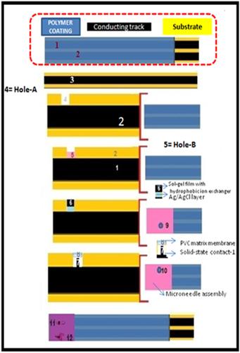 Solid-state ion sensor for on-chip determination of potassium ion in body fluid