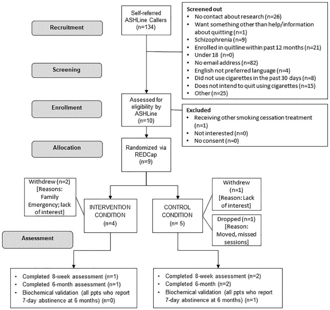 Developing a Guided Imagery Telephone-Based Tobacco Cessation Program for a Randomized Controlled Trial.