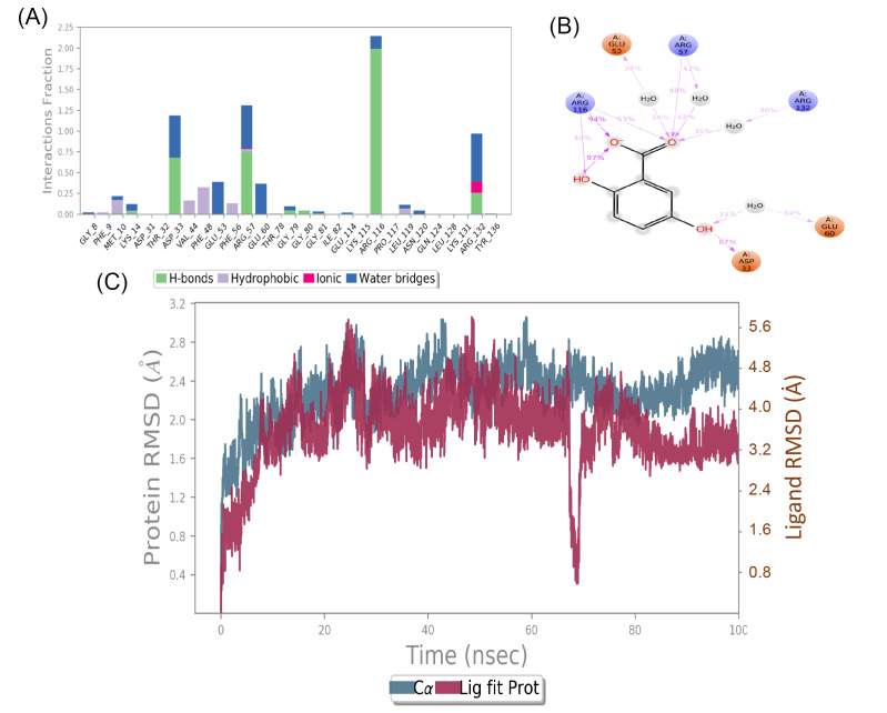 <i>In silico</i> approach towards the identification of potential inhibitors from <i>Curcuma amada</i> Roxb against <i>H. pylori</i>: ADMET screening and molecular docking studies.