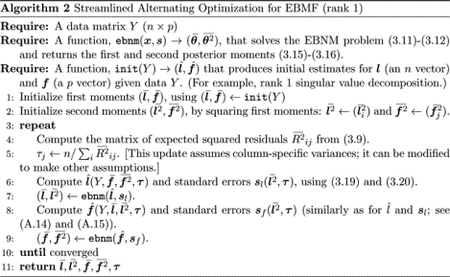 Empirical Bayes Matrix Factorization.