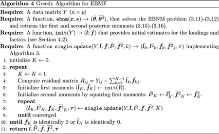 Empirical Bayes Matrix Factorization.