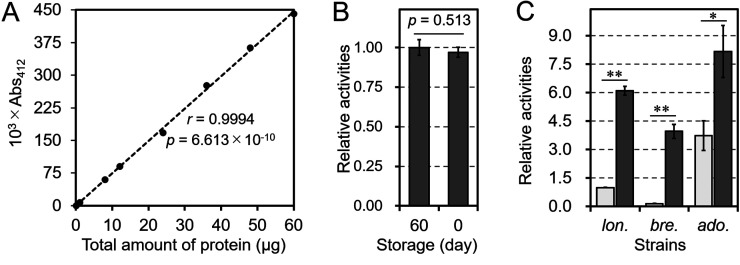 Construction of a reporter system for bifidobacteria using chloramphenicol acetyltransferase and its application for evaluation of promoters and terminators.