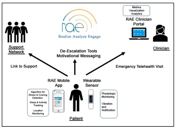 Realize, Analyze, Engage (RAE): A Digital Tool to Support Recovery from Substance Use Disorder.