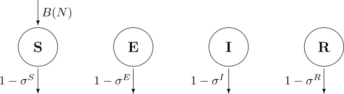 Discrete epidemic models with two time scales.