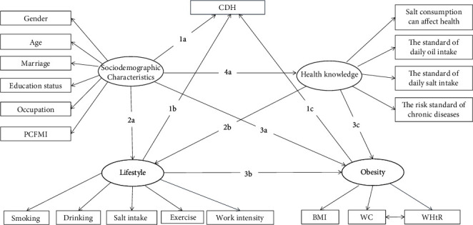 Impact of Sociodemographic Characteristics, Lifestyle, and Obesity on Coexistence of Diabetes and Hypertension: A Structural Equation Model Analysis amongst Chinese Adults.