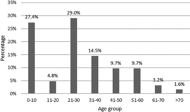 The Epidemiology of Chemical Burns Among the Patients Referred to Burn Centers in Shiraz, Southern Iran, 2008-2018.