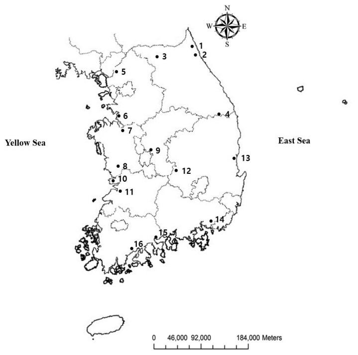 Geographical Distribution and Epidemiologic Factors of Chigger Mites on Apodemus agrarius during Autumn in Korea.