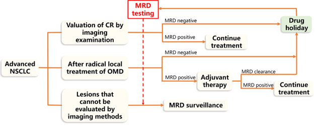 Coexisting opportunities and challenges: In which scenarios can minimal/measurable residual disease play a role in advanced non-small cell lung cancer?