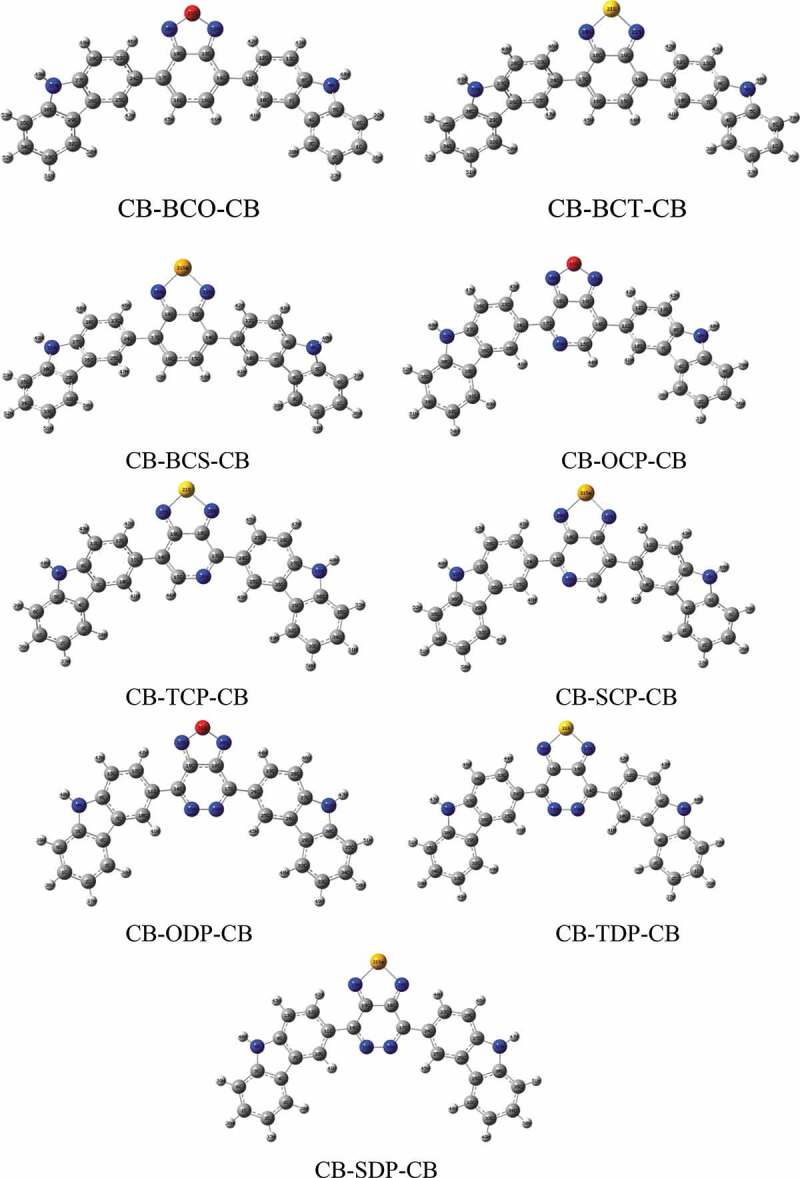 Donor-acceptor-donor (D-A-D) structural monomers as donor materials in polymer solar cells: a DFT/TDDFT approach.