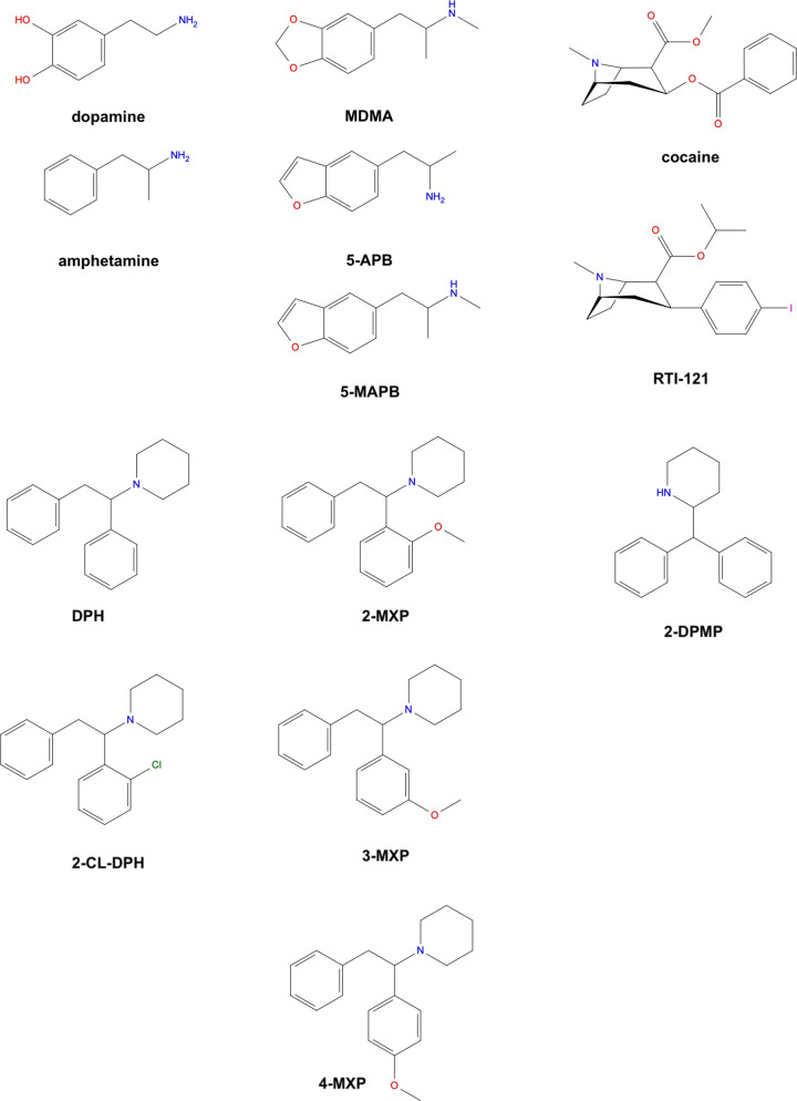 Molecular mechanisms of action of stimulant novel psychoactive substances that target the high-affinity transporter for dopamine.