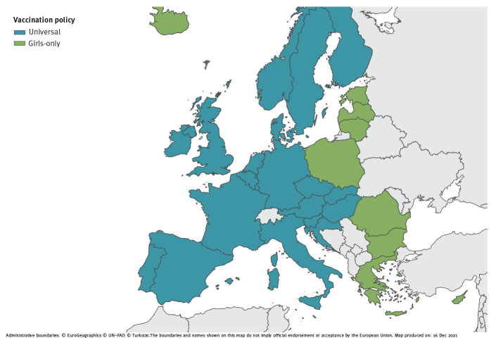 Human papillomavirus vaccination in the European Union/European Economic Area and globally: a moral dilemma.