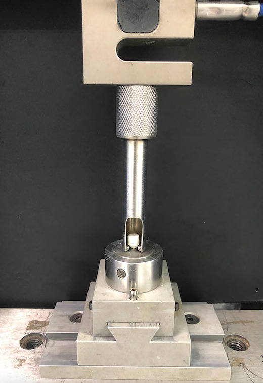 Retention of cemented zirconia copings on TiBase abutments.