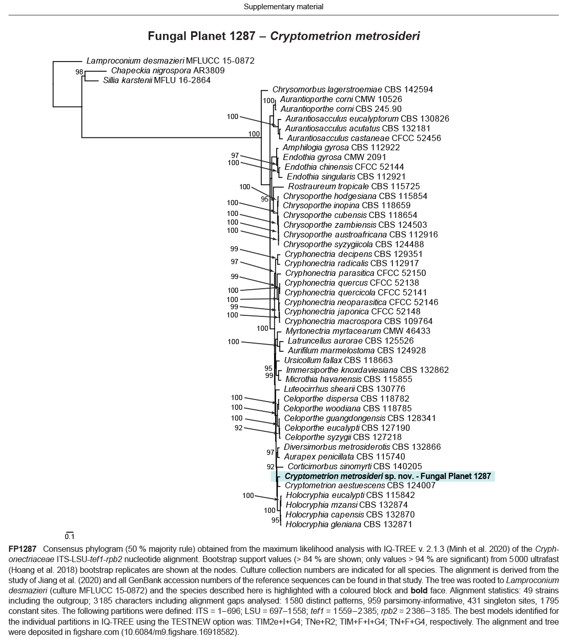 Fungal Planet description sheets: 1284-1382.