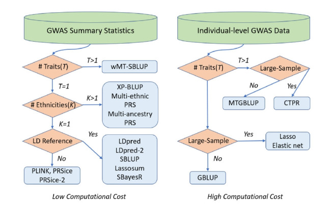 Statistical models and computational tools for predicting complex traits and diseases.