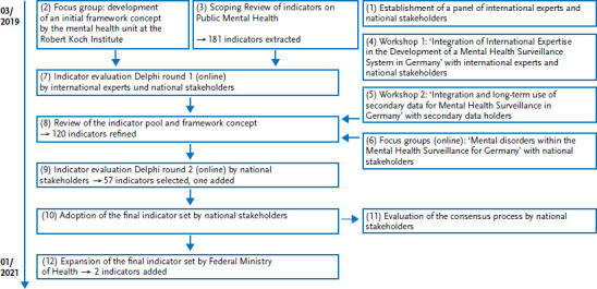 Establishing a Mental Health Surveillance in Germany: Development of a framework concept and indicator set.