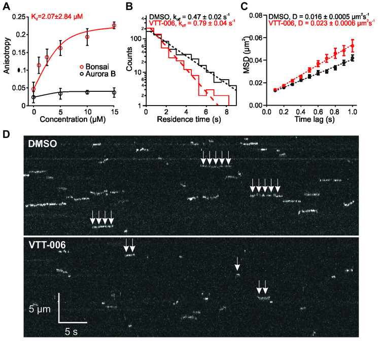 VTT-006, an anti-mitotic compound, binds to the Ndc80 complex and suppresses cancer cell growth <i>in vitro</i>.