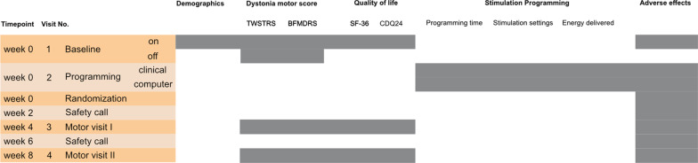 DIPS (Dystonia Image-based Programming of Stimulation: a prospective, randomized, double-blind crossover trial).