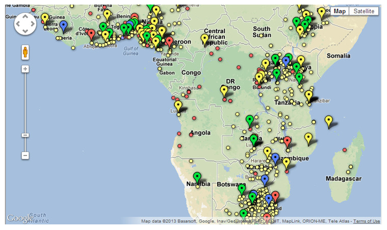 A mapping of health education institutions and programs in the WHO African Region.