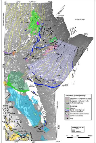 Patterns of ice recession and ice stream activity for the MIS 2 Laurentide Ice Sheet in Manitoba, Canada