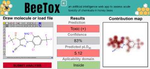 BeeToxAI: An artificial intelligence-based web app to assess acute toxicity of chemicals to honey bees