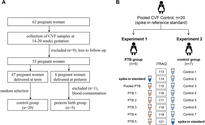 Quantitative proteomic profiling of Cervicovaginal fluid from pregnant women with term and preterm birth.