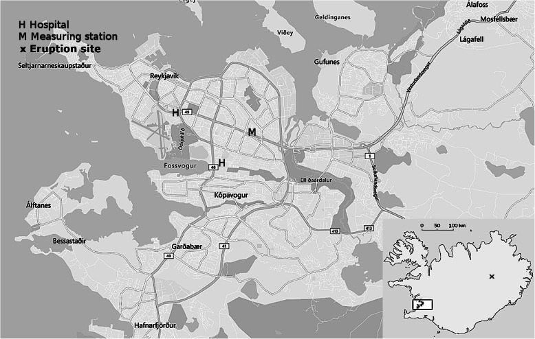 Severe volcanic SO<sub>2</sub> exposure and respiratory morbidity in the Icelandic population - a register study.