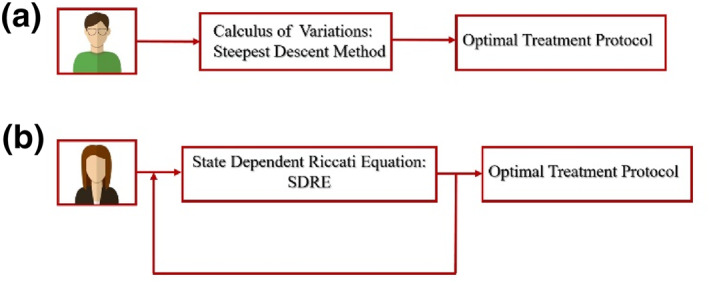 Optimal control methods for drug delivery in cancerous tumour by anti-angiogenic therapy and chemotherapy.