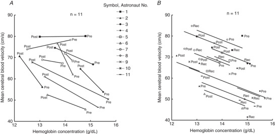 Long-duration spaceflight alters estimated intracranial pressure and cerebral blood velocity.