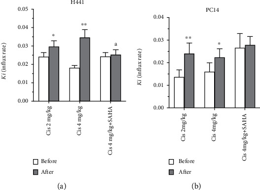 <i>In Vivo</i> Evaluation of the Combined Anticancer Effects of Cisplatin and SAHA in Nonsmall Cell Lung Carcinoma Using [<sup>18</sup>F]FAHA and [<sup>18</sup>F]FDG PET/CT Imaging.