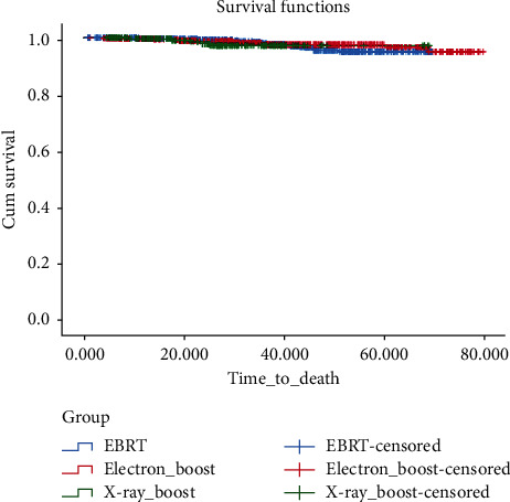 Comparison of IORT (Radical and Boost Dose) and EBRT in Terms of Disease-Free Survival and Overall Survival according to Demographic, Pathologic, and Biological Factors in Patients with Breast Cancer.