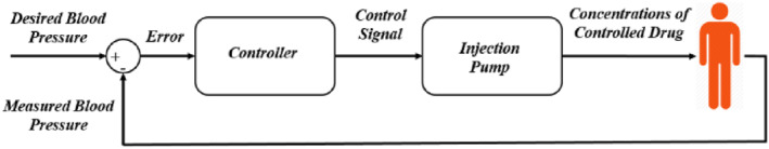 Model predictive control optimisation using the metaheuristic optimisation for blood pressure control.